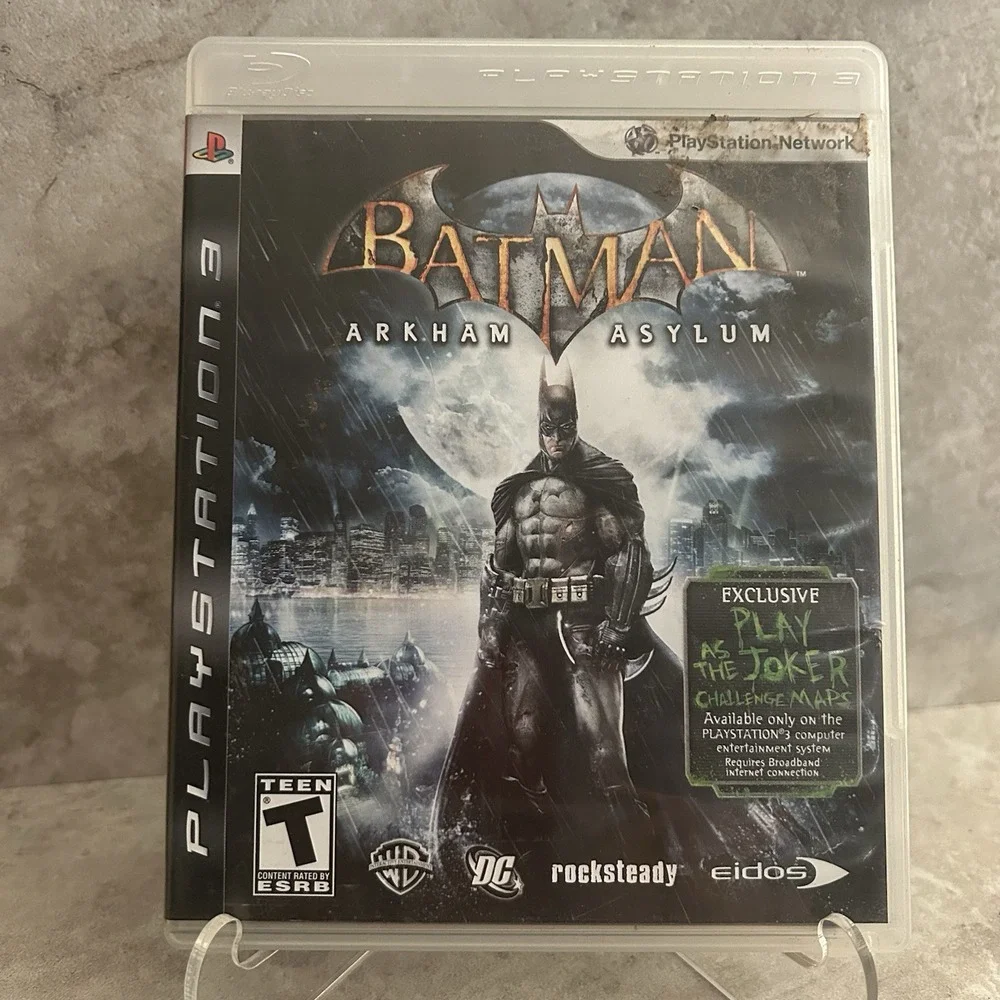 Batman: Arkham Asylum (Sony PlayStation 3, 2009) Complete With Manual PS3 CIB